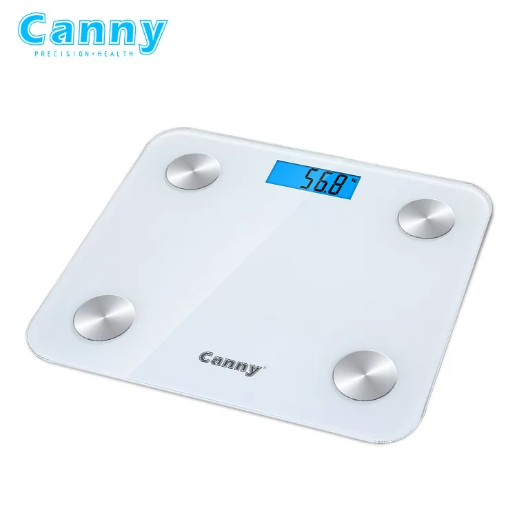 

Customizable Tempered Glass Square Smart APP Body Fat Scale Universal Health Electronic Bluetooth Fat Scale