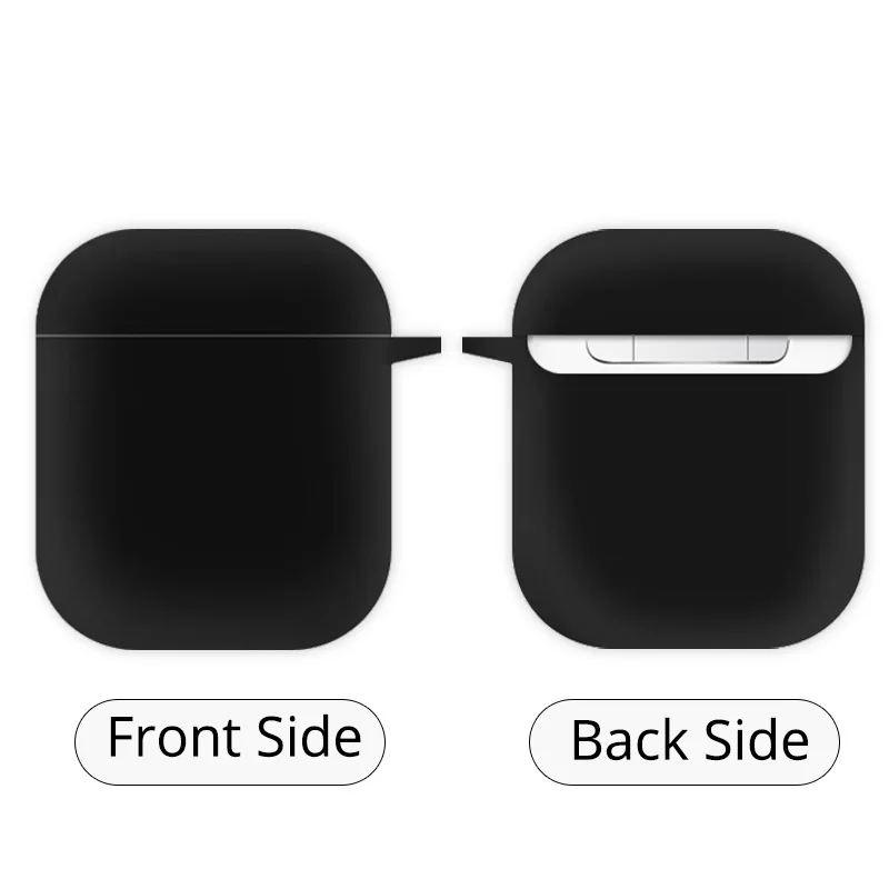 EJTBLA000 Чехол для наушников на Рождество Bluetooth беспроводные наушники для Apple AirPods 2 силиконовые чехлы для подушки безопасности защитный чехол - Цвет: EJTBLA000
