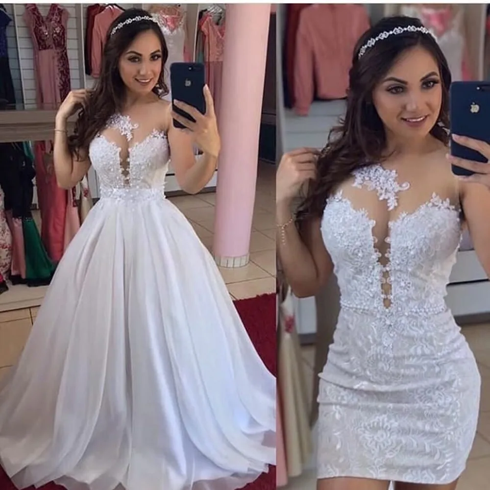 

Wedding Dresses 2020 Ball Gown Vintage Woman's Plus Size Bride Gowns