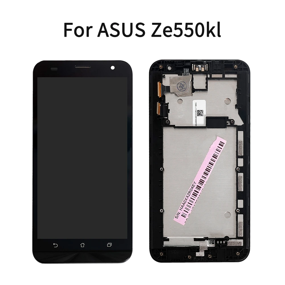 Оригинальный Для ASUS Zenfone 2 Laser ZE550KL Z00LD сенсорный ЖК дисплей с рамкой дигитайзер для