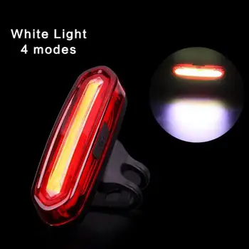 

Mountain Bike Safety LED Light Waterproof Lamp Warning Tail Flashlight LED Light Bicycle Accessory COB LED Light