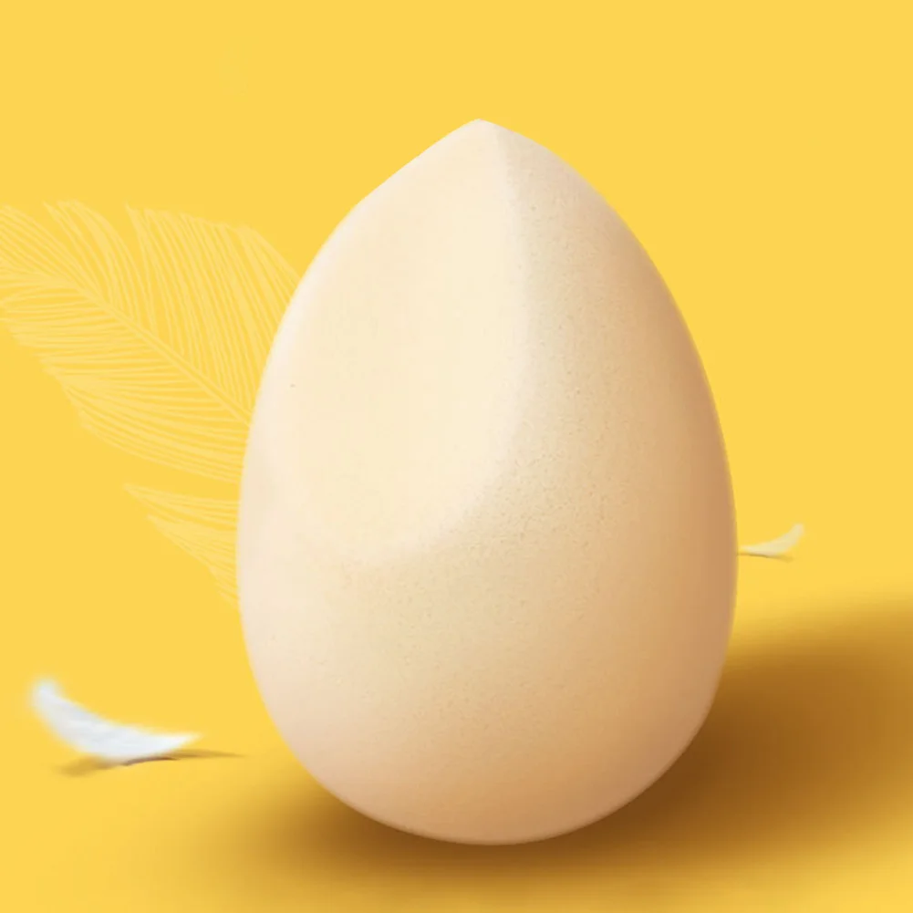 Пудра слойка мягкий смешивание капли воды Макияж Мини губка Косметика Флокирование лица желтый