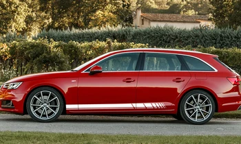 

2pc Car Door Side Skirt Sticker for Audi A4 B5 B6 B7 B8 A3 8P 8V 8L A5 A6 C6 C5 C7 4F A1 A7 A8 Q1 Q3 Q5 Q7 TT Accessories