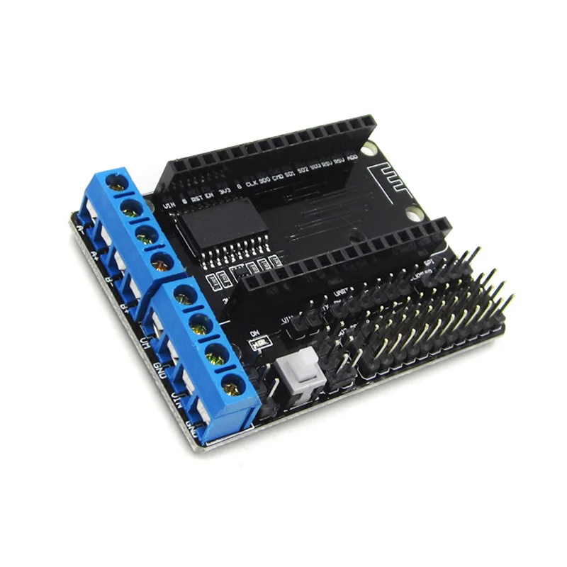 Wifi NodeMcu Lua драйвер двигателя Щит Плата L293D для ESP8266 ESP-12E двойной высокой мощности H