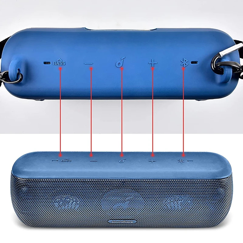 ZOPRORE-Capa de silicone para Anker Soundcore Motion