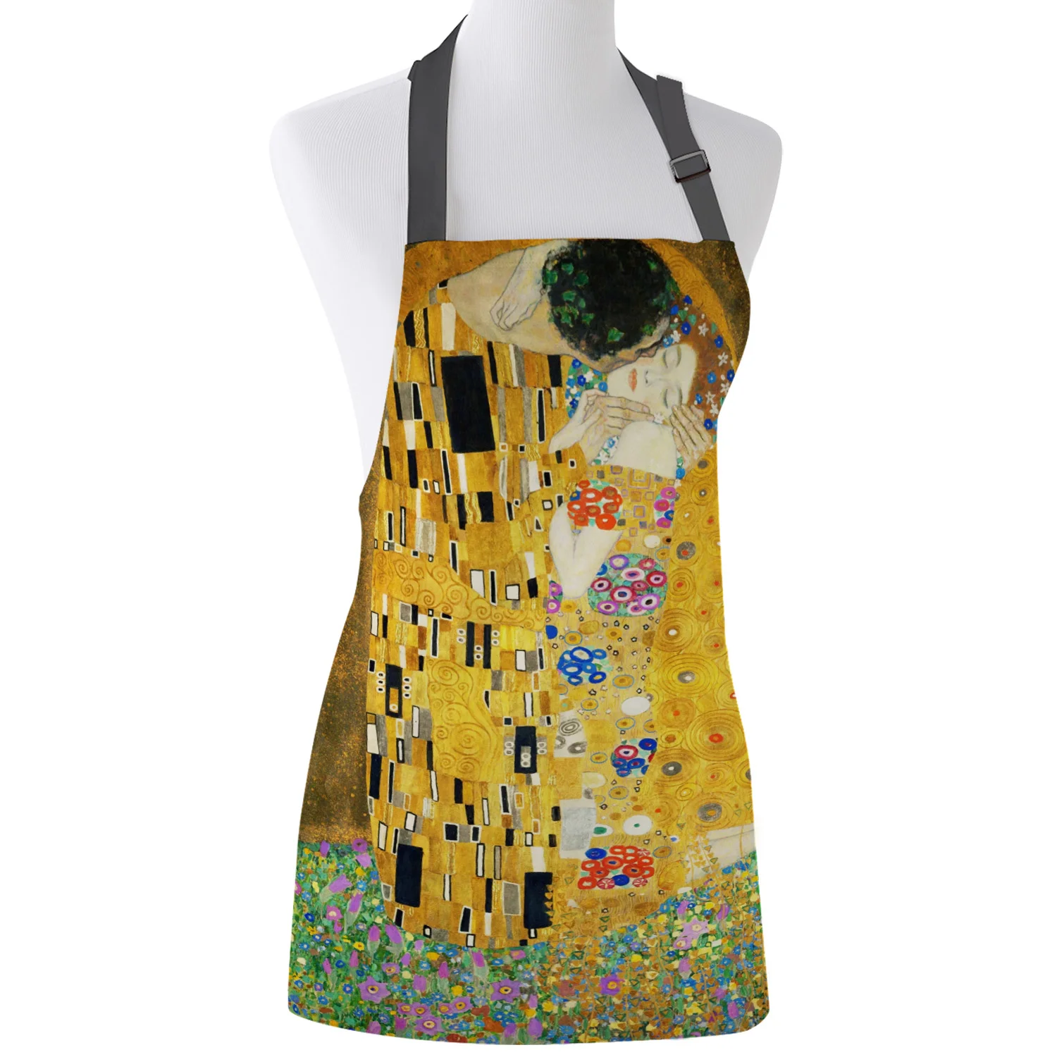 Регулируемый Фартук Gustav Klimt The Kiss кухонный фартук для готовки Ресторан Бар