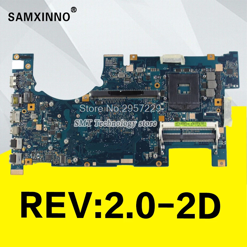 G75VX материнская плата 2D REV2.0 для For Asus G75VW G75V ноутбука Тест 100% ok|Материнские платы| |