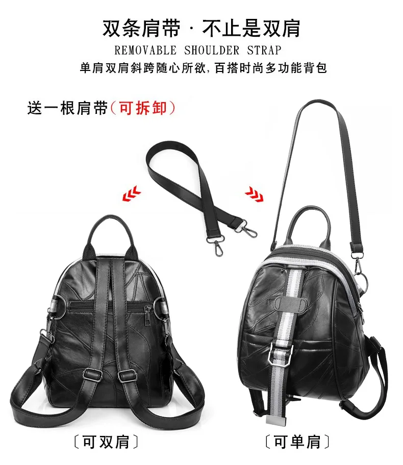 JIULIN рюкзак-сумка Голограмма для женщин Mochila Наплечные сумки черный студенческий PU