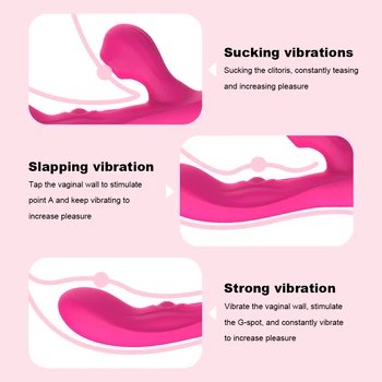 Powerful G Spot Vibrators for Women Flap Clitoris Stimulator Massager Rabbit Vibrator sucker sex toys for women 3