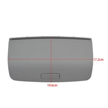 

Gray/Beige Car Roof Storage Box Sunglasses Case Eyeglass Holder Car Interior Accessory For Tiguan For Golf For Skoda For Passat