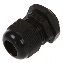 5 шт. PG13.5 черные пластиковые водонепроницаемые разъемы Кабельные втулки