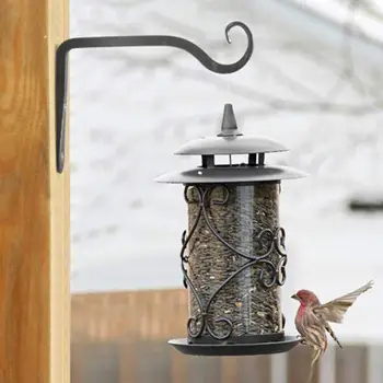 

10 inch Flower Basket Wall Hook Living Room Lantern Hanging Bracket Home Decor Balcony Home Decoration Plants Pots Hooks