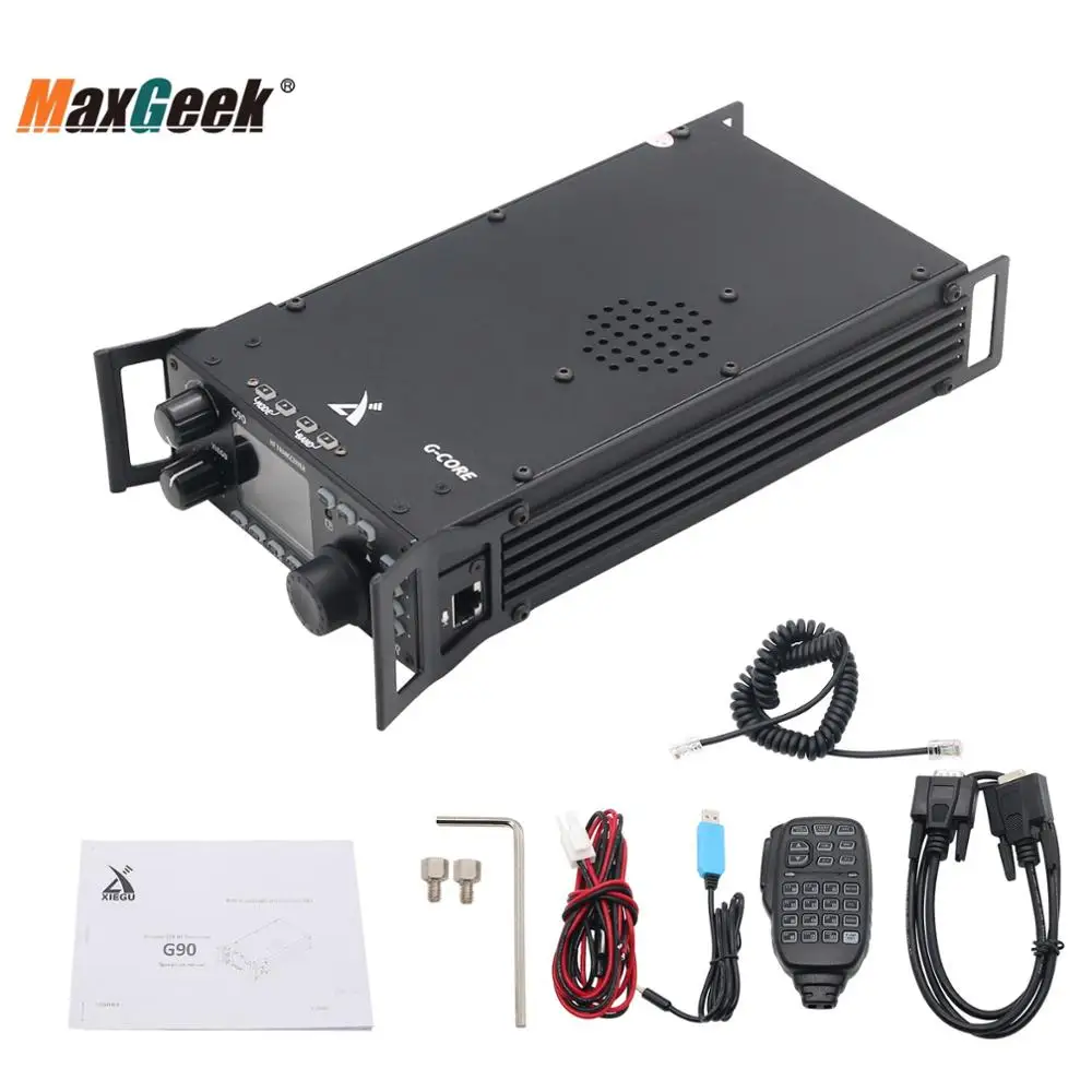 Портативный трансивер Maxgeek XIEGU G90 уличное коротковолновое радио SDR HF 20 Вт SSB/CW/AM 0 5 30