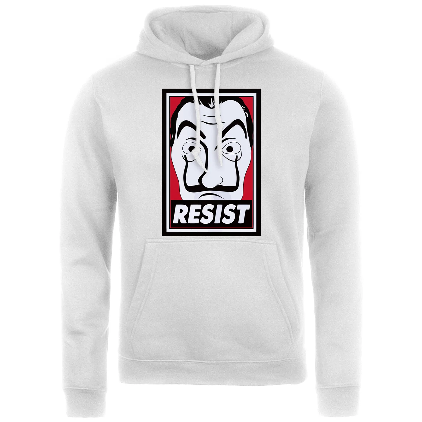 

2019 Autumn Winter Fleece Sweatshirt House Of Paper Money Heist La Casa De Papel Men's Hoodies Harajuku Style Hooded Tracksuit