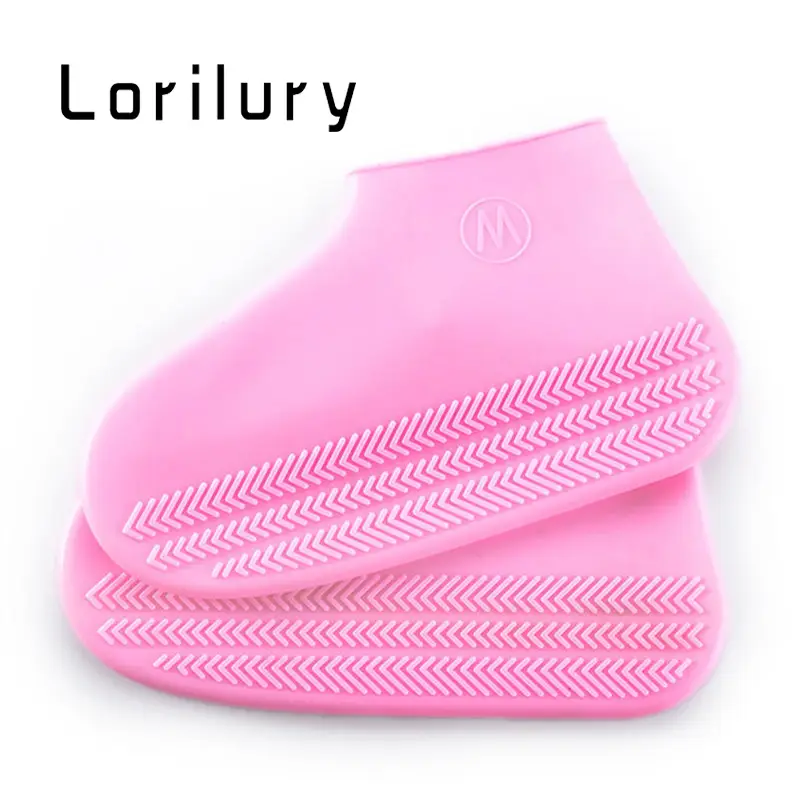 Silica Gel Cycling Waterproof Shoes Covers Unisex Reusable Children Walking Rain Cover Shoes Accessories - Image 7
