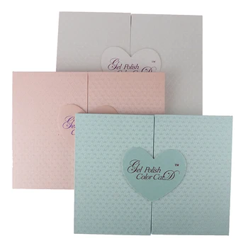 

126 Colors Model Nail Gel Polish Tips Color Display Box Nail Tips Display Book Card Nails Tips Display Case Nail Art Tool