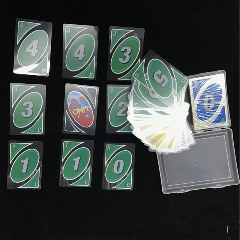 PVC Cards Table Game For Family Fun Topsale Puzzle Games Entertainment Party Board Game Poker Playing Cards Gift Plastic Box P08