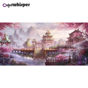 

Diamond Painting Full Square/Round Drill Castle Daimond Painting Fantasy Wonderland Game Scenes Rhinestone Cross Stitch 139XP