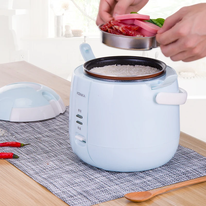 KONKA 1.2L электрическая рисоварка мини кухня небольшая умная машина со светодиодным