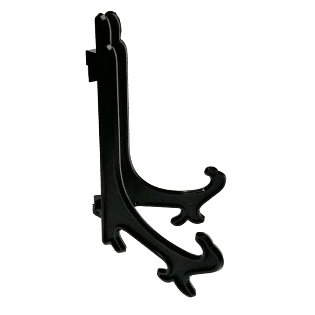 5pcs 4''-12'' Display Stand Black Easels Plate Display Photo Holder Stand Displays Picture Frames Cookbooks Decorative Plates