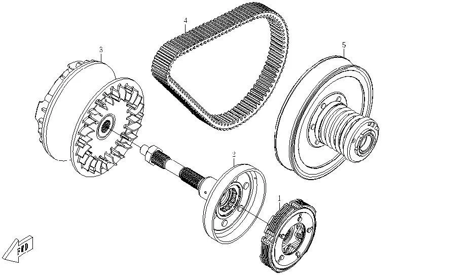 CF500 CF 500CC клатч корпус крышка для CFMOTO CF500 ATV UTV CF188 0180-053000 корпус MC HL