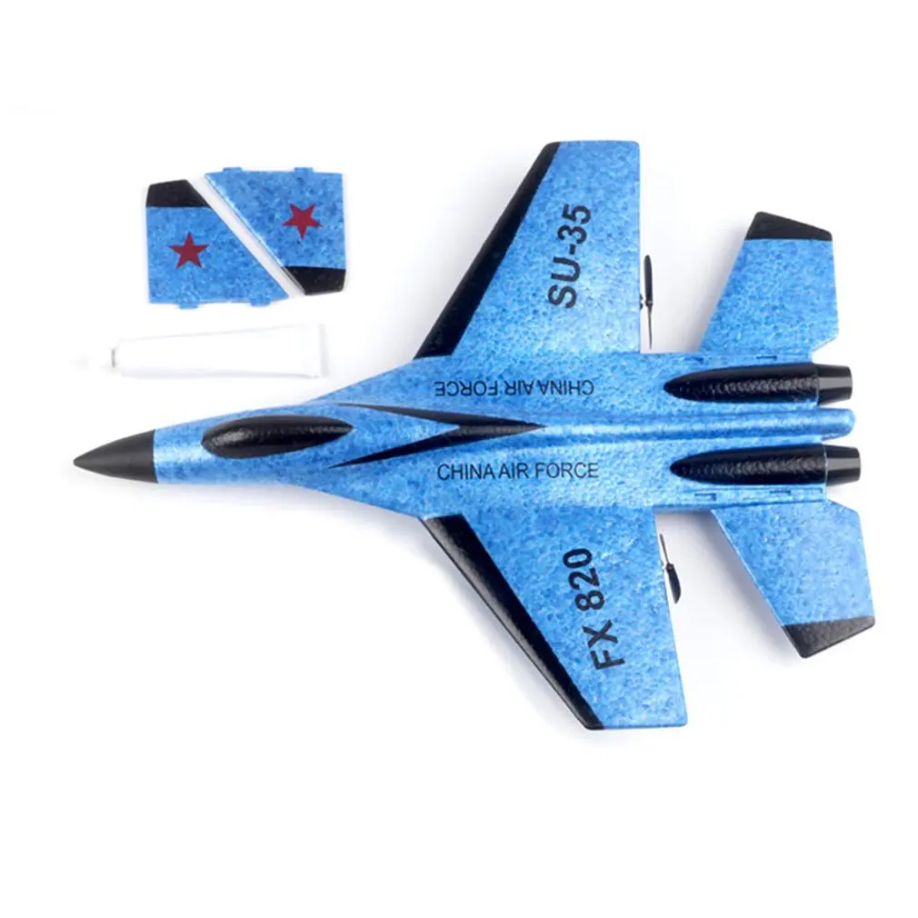 FX-822 2,4 ГГц 290 мм размах крыльев EPP RC истребитель Done Battleplane RTF пульт дистанционного управления RC Квадрокоптер самолет Дрон модель игрушки