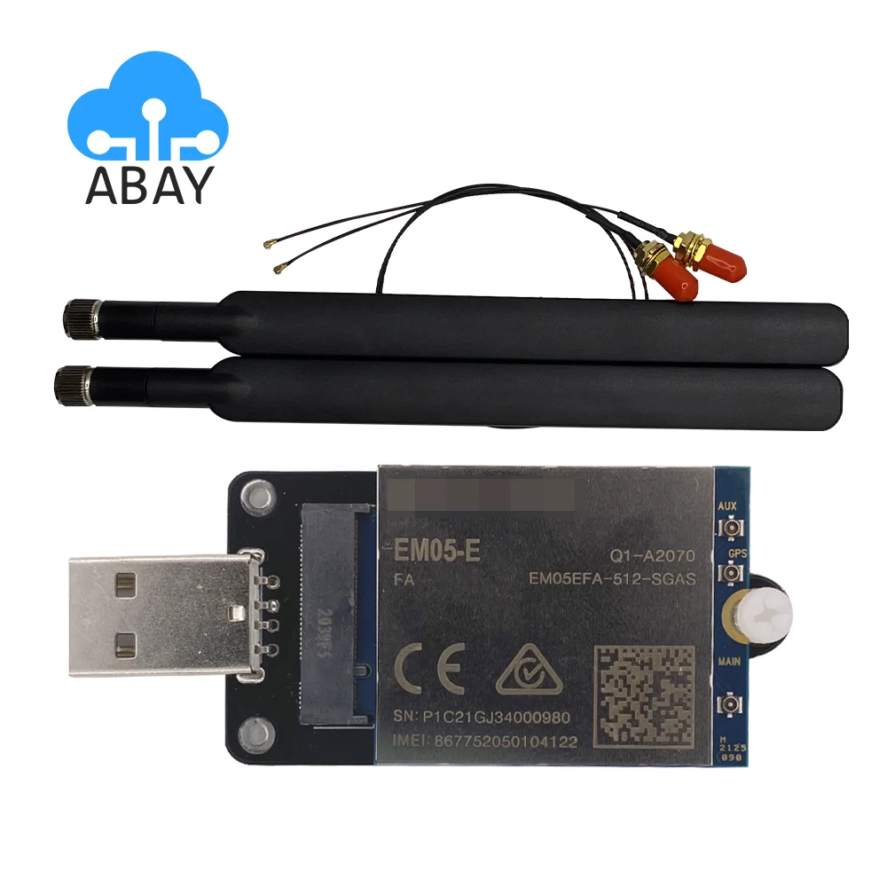 Quectel EM05-E EM05EFA-51-SGAS FDD-LTE/TDD-LTD 4G LTE Cat4 Module + M.2 NGFF на USB-плату адаптера с слотом Nano SIM