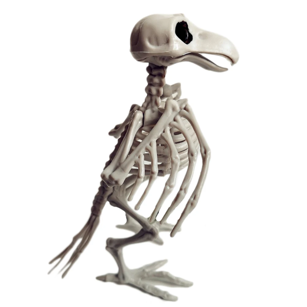 

PVC Assembling Skeleton Simulation Bat Mouse Spider Crow Model Toys Gifts Horror Simulation Skeleton Halloween Party Decoration