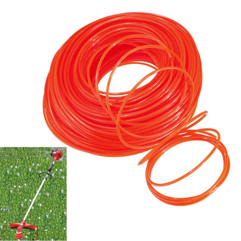 90m 2.4mm Nylon Strimmer Line Garden Cord Wire String Grass Trimmer Line For Robot Lawn Mower Grass Cutter Trimmer Line