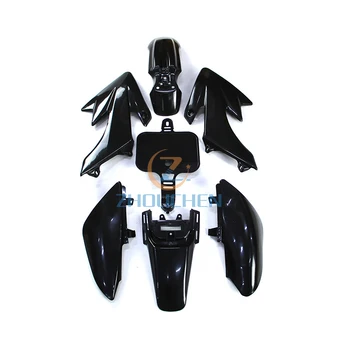 

Black Fairing Plastic Fender Body Kit For CRF50 XR50 Thumpstar SSR Pit Dirt Bike SDG DHZ GPX 50cc-160cc