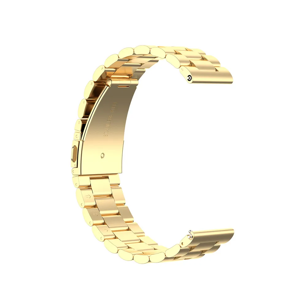 Premium 22mm Stainless Steel Metal Watch Strap - Elegant Bracelet Design