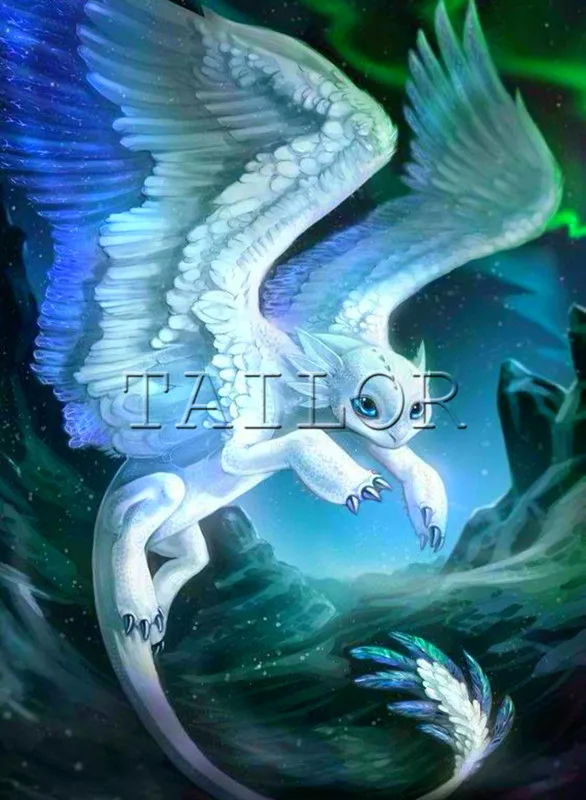 Cuadros full square 5d diamond painting kit set Dragon cartoon landscape 3D complet Cross stitch dirll drawing embroidery mosaic | Дом и сад
