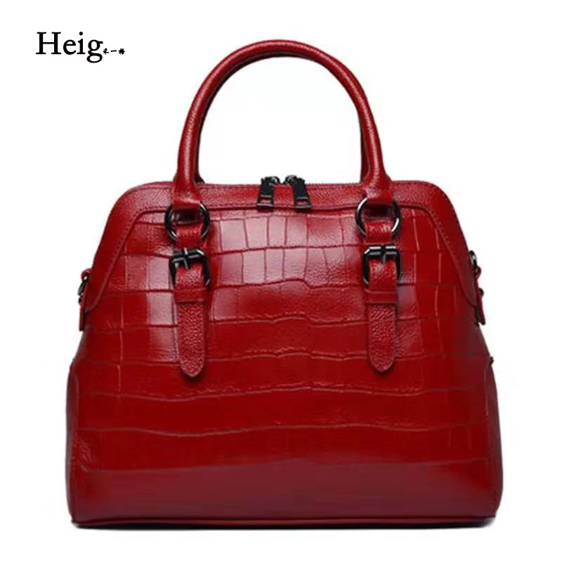 

shoulder bag ladies Leather women's bag handbags ladies fashion shell bag crocodile pattern cow leather bag women's bag Handbag