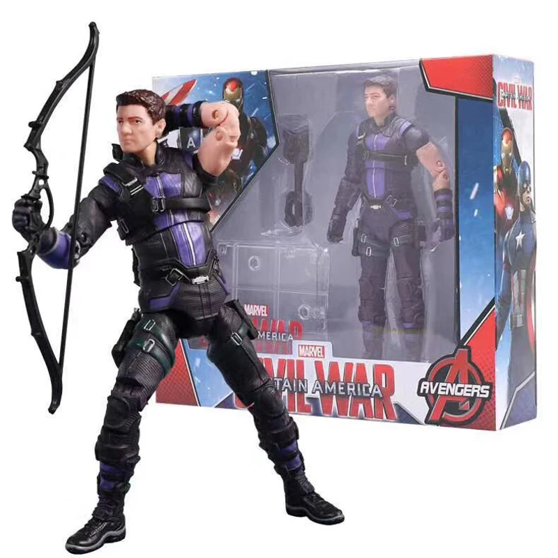 Figura de Marvel Hawkeye, Serie de Los Vengadores Disney juguetes de colección|Figuras de acción| - AliExpress