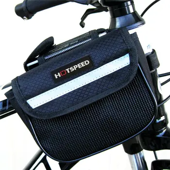 

2018 Outdoor MTB Road Bike Front Frame Bag Bicycle Beam Bag Bicycle Tube Bag