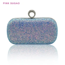Розовая модная вечерняя сумочка Sugao, Женская сумочка, шикарный клатч, роскошные сумки, женские сумки, дизайнерские вечерние сумки с цепочкой, сумочка, кошельки