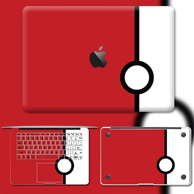 010 Прекрасный милый ноутбук наклейка для Macbook Pro Air 11 13 15 retina полный корпус кожи протектор милый стикер kawaii протектор кожи - Цвет: 010