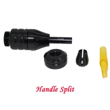 Высокое качество Профессиональный 25 мм из нержавеющей стали настраиваемый игольчатый регулятор ручка трубка задняя Татуировка ручка татуировка трубка с задней стволовой