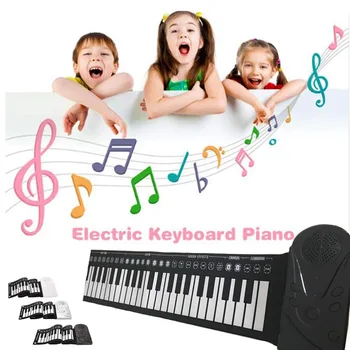 

Electronic Hand Roll Keyboard Piano 49 Key Kids Education Tool Beginner Portable Keyboard Piano for Beginners XR-Hot