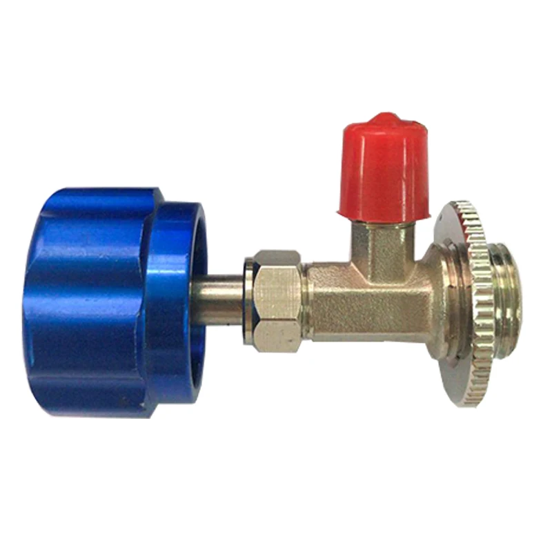 Высокое качество 1/4 ''SAE R12 R22 R600a хладагент открывалка для бутылок Консервный кран Дозирующий клапан M12 для автомобиля кондиционер система A/C