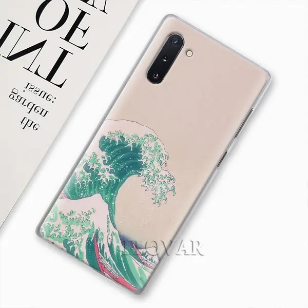 Хокусай большая волна чехол для телефона для samsung Galaxy Note 10 Plus Note 8 9 S10 S9 плюс S10e A30 A40 A50 A70 в твердом переплете - Цвет: H01