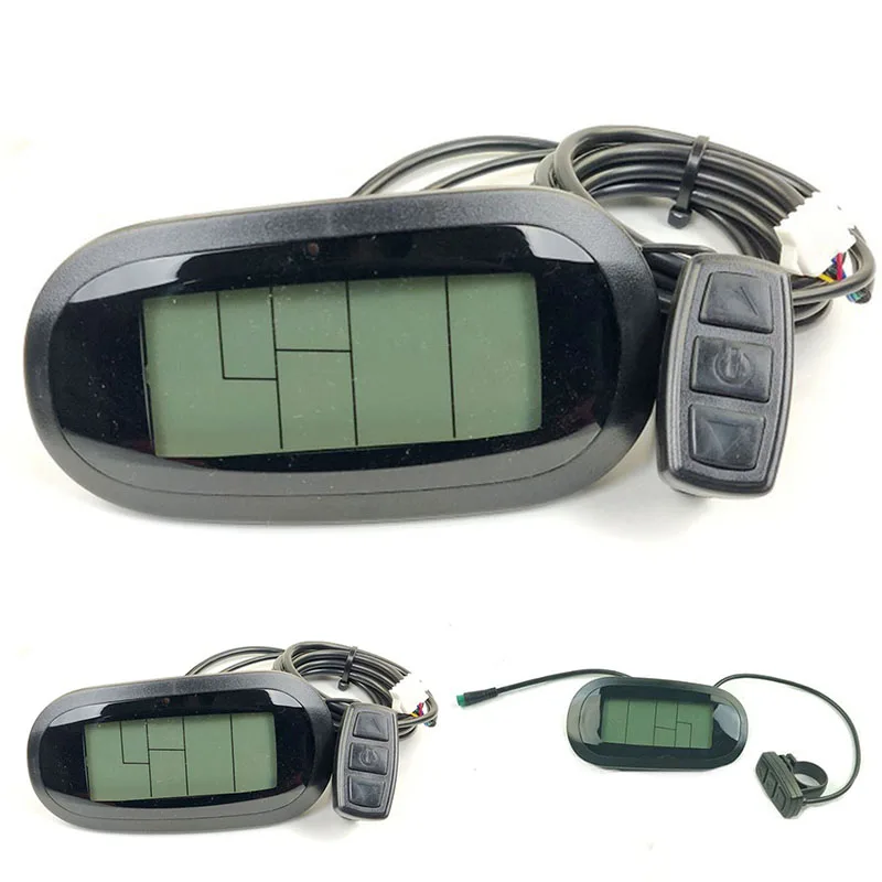 Электрический велосипед KT-lcd 6 ЖК-панель Измеритель преобразования велосипеда общие контроллеры Водонепроницаемый Счетчик Дисплей для электрического велосипеда