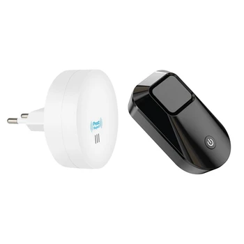 

1 Pcs EU Plug Ultrasound Pests Repeller Household Rat & 1 Pcs Pest Repellers Ultrasonic Control Rat Repeller US Plug