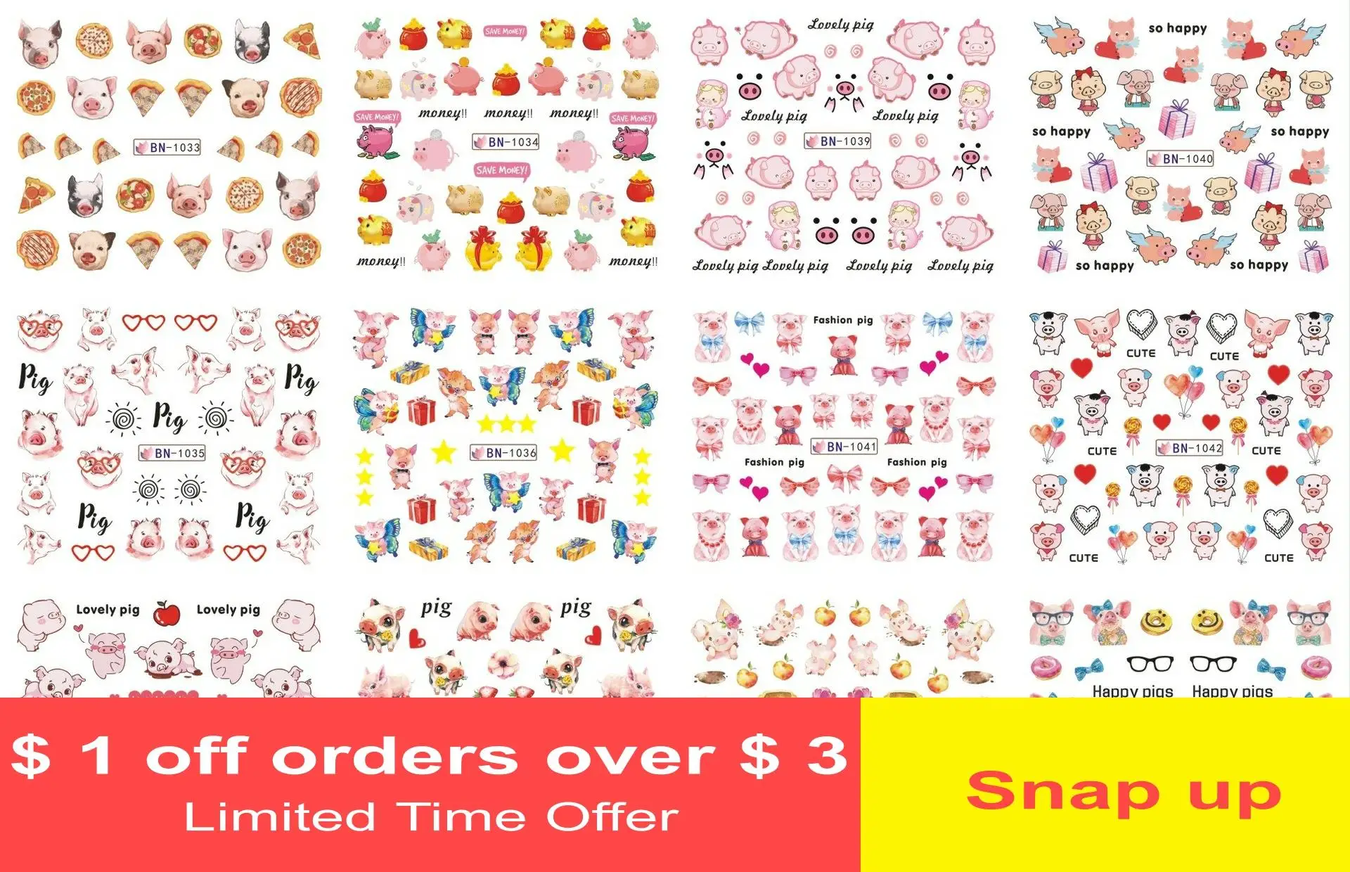 1 шт. большой маникюр с использованием водяных знаков стикер Единорог День