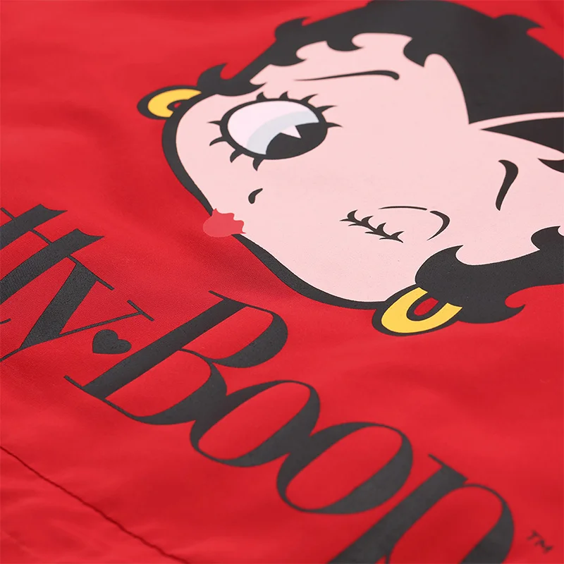 ELFSACK однотонное пуховое пальто с принтом Betty на завязках для женщин зимние свободные женские куртки с меховым воротником в стиле бойфренда