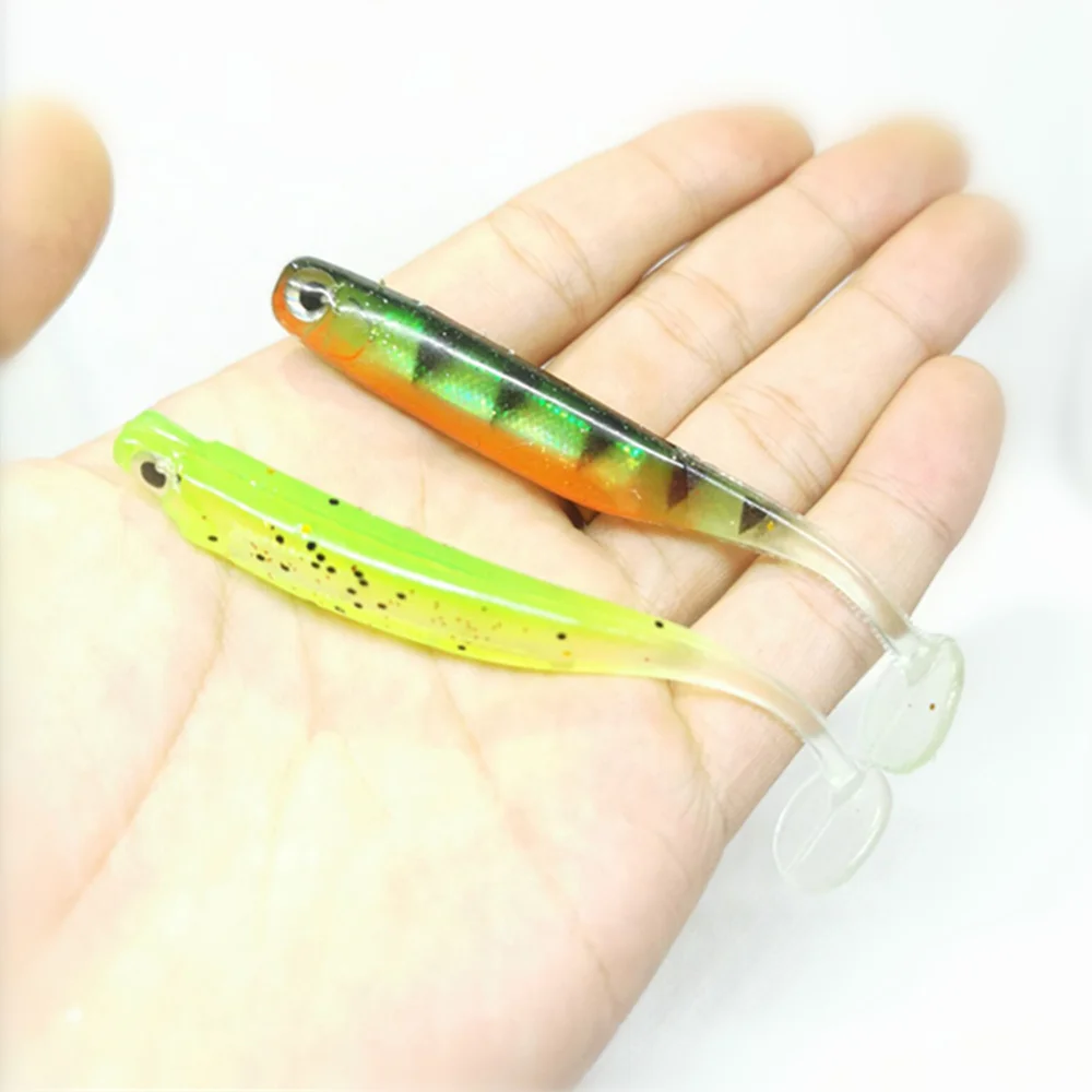 Appât artificiel 3D de pêche - Bionic - T Queue d'Hiver - 7 cm - 2 g Appât artificiel 3D de pêche - Bionic - T Queue d'Hiver - 7 cm - 2 g