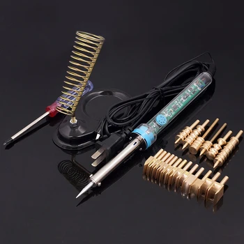 

Electric Brass Solder for Leather Soldering Iron Tip To Burn The Edge Press Edge Sealing Machine Line for Leather Craft