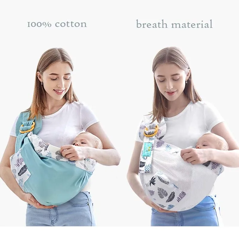 0-36M Newborn Baby Wrap Carrier Sling Adjustable Infant Comfortable Nursing Cover Soft Breathable Breastfeeding Carrier Kangaroo
