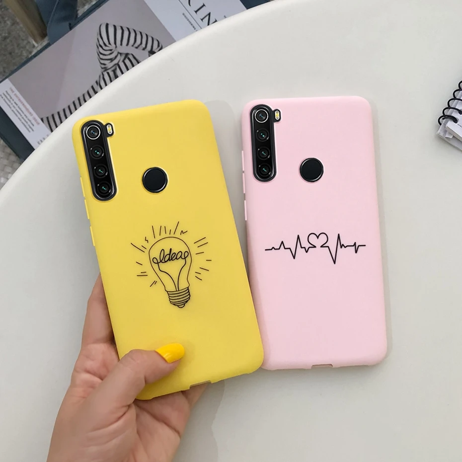 Чехол для Xiaomi Redmi Note 8 T мягкий силиконовый чехол из ТПУ с принтом конфет Xiomi Чехлы