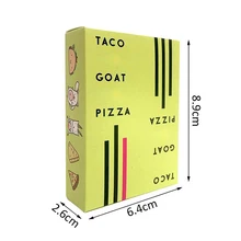 Тако Кот козел Сыр Пицца английская карточная игра вечерние Семейные игры бар игры